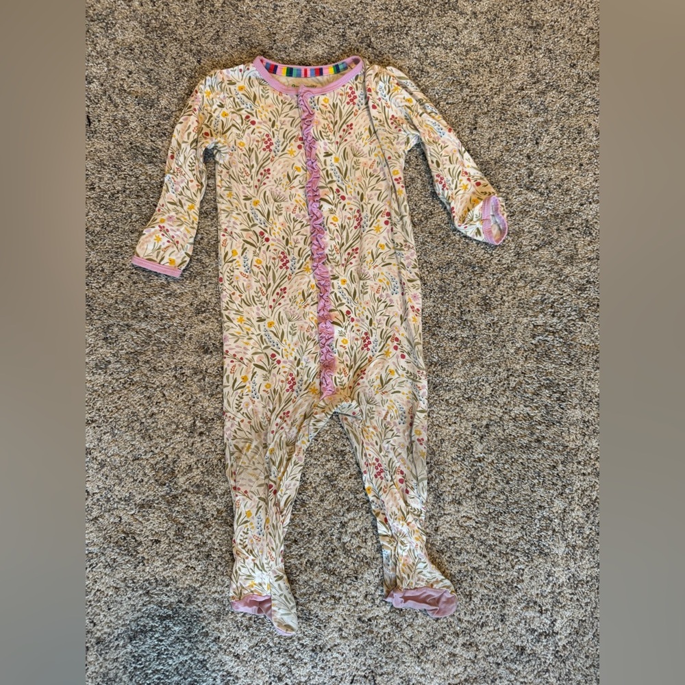 Floral Kids One Piece